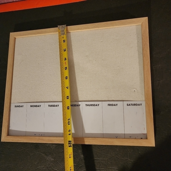 Dry Erase Bulletin Board Weekly Calendar - Picture 6 of 7